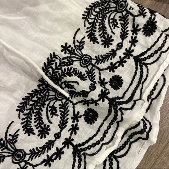 Forever 21 Boho Blouse Top Size Small White - Picture 4 of 5